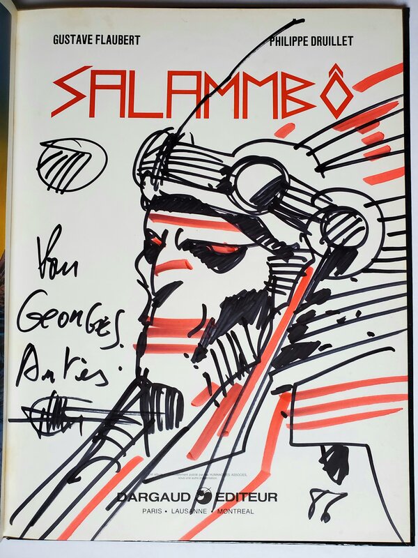 SALAMMBÔ by Philippe Druillet - Sketch