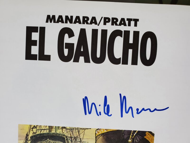 El GAUCHO par Milo Manara - Dédicace
