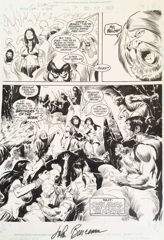 John Buscema, Roy Thomas, Conan the Barbarian: Death Covered in Gold #2 - Comic Strip