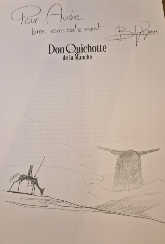 Dédicace de Brizzi dans Don Quichotte de la Manche - Sketch