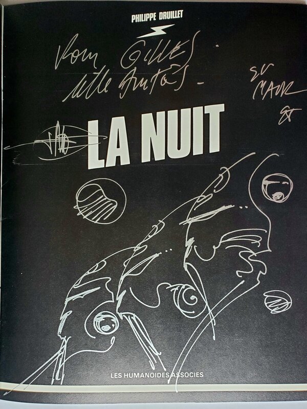 LA NUIT par Philippe Druillet - Dédicace