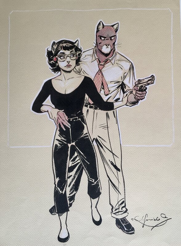 Blacksad by Juanjo Guarnido - Original Illustration