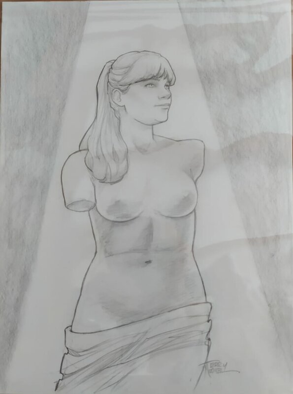 Terry Moore, Francine façon Vénus de Milo - Original Illustration