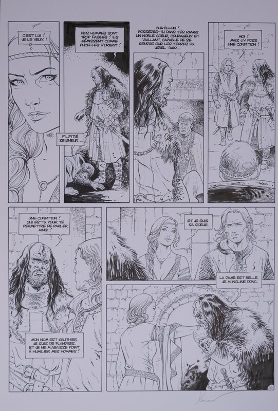 Philippe Xavier, Jean Dufaux, Croisade - lE MAÏTRE DES SABLES - Comic Strip