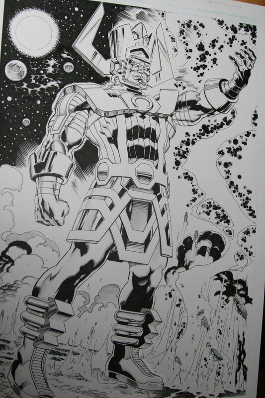 Galactus par Claudio Castellini - Illustration originale