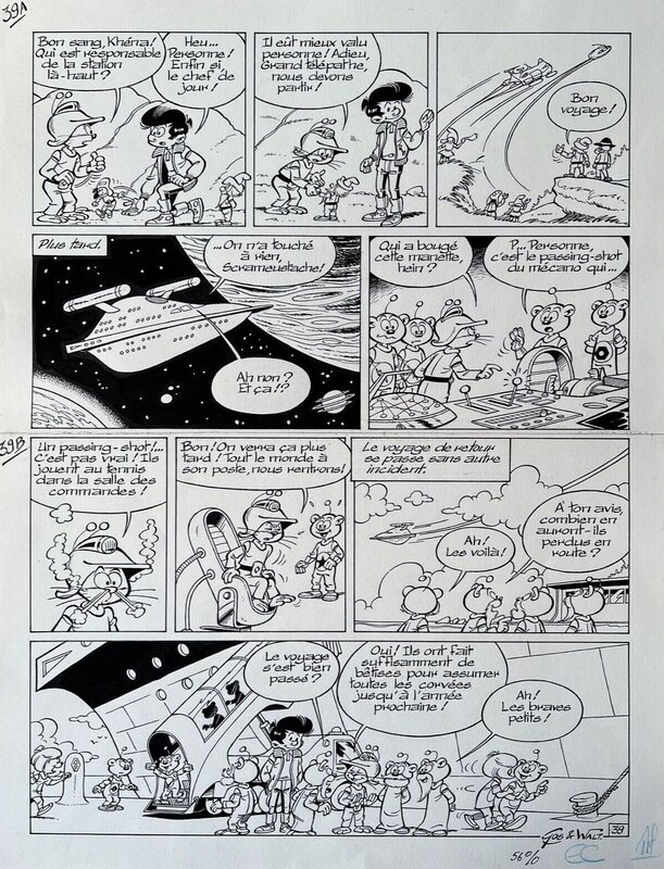 Le Scrameustache by Gos - Comic Strip