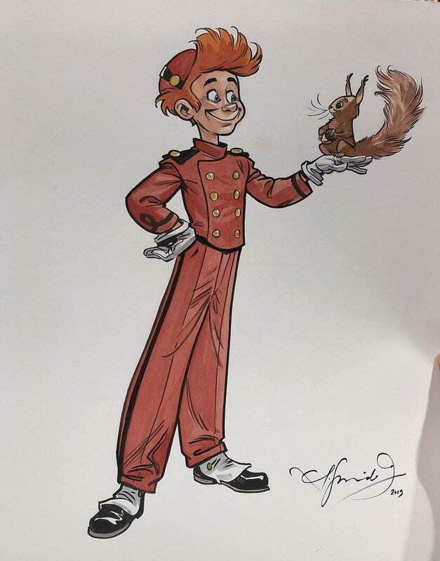 Spirou by Juanjo Guarnido - Original Illustration