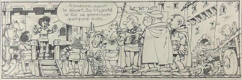 Alain Maury, Peyo, Johan & Pirlouit - la Horde du corbeau - Comic Strip
