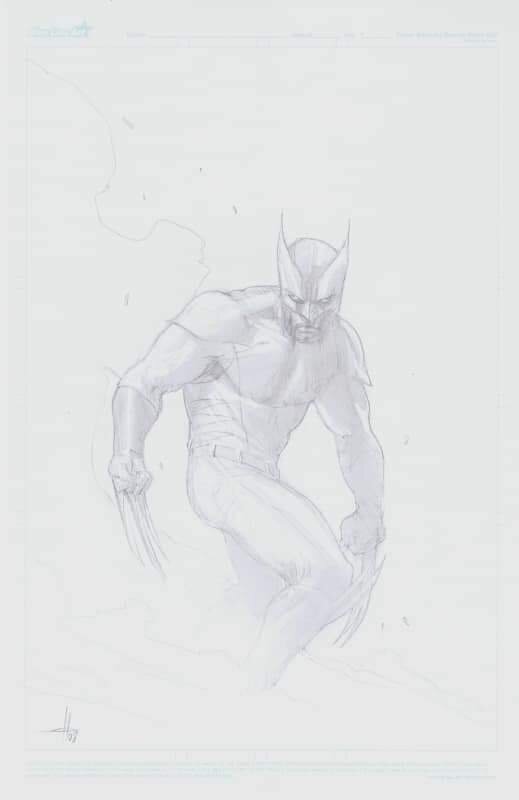 En vente - Wolverine par Gabriele Dell'Otto - Œuvre originale