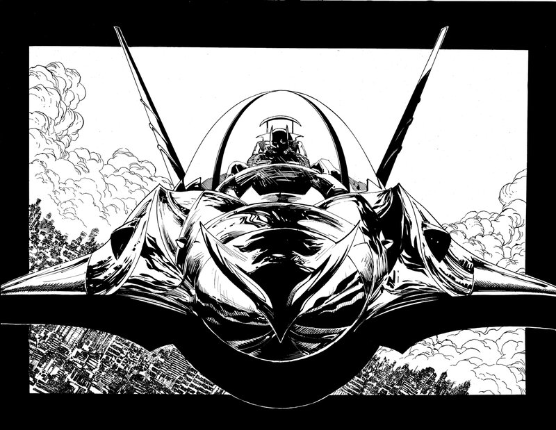 Tony Daniel, Batman #701 pg.20-21 - Original art