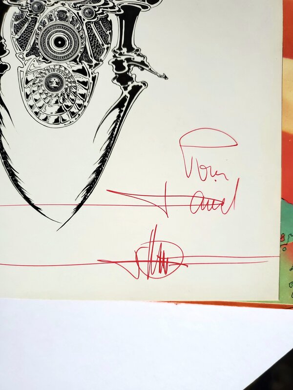 Philippe Druillet, YRAGAËL   uniquement dédicace manuscrite - Dédicace