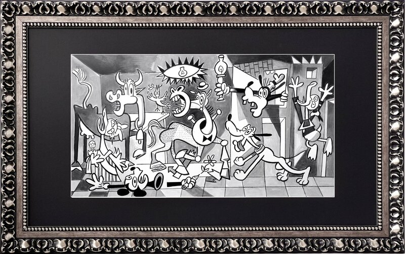 En vente - Tony Fernandez, Famille Disney Inspirée par la Peinture 