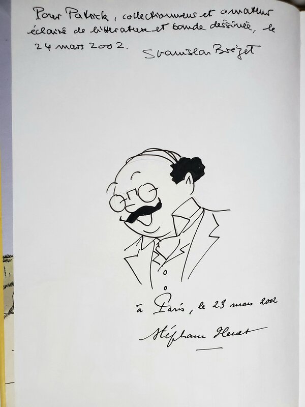 Stéphane Heuet, Stanislas Brézet, A LA RECHERCHE DU TEMPS PERDU T2  A L'OMBRE DES JEUNES FILLES EN FLEURS volume 1 - Sketch