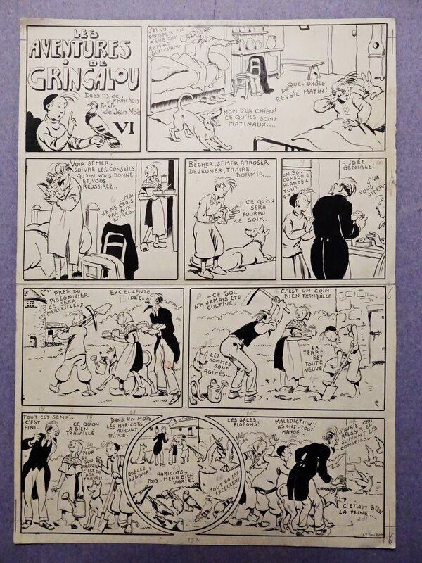 Joseph Porphyre Pinchon, Les aventures de Gringalou - Comic Strip