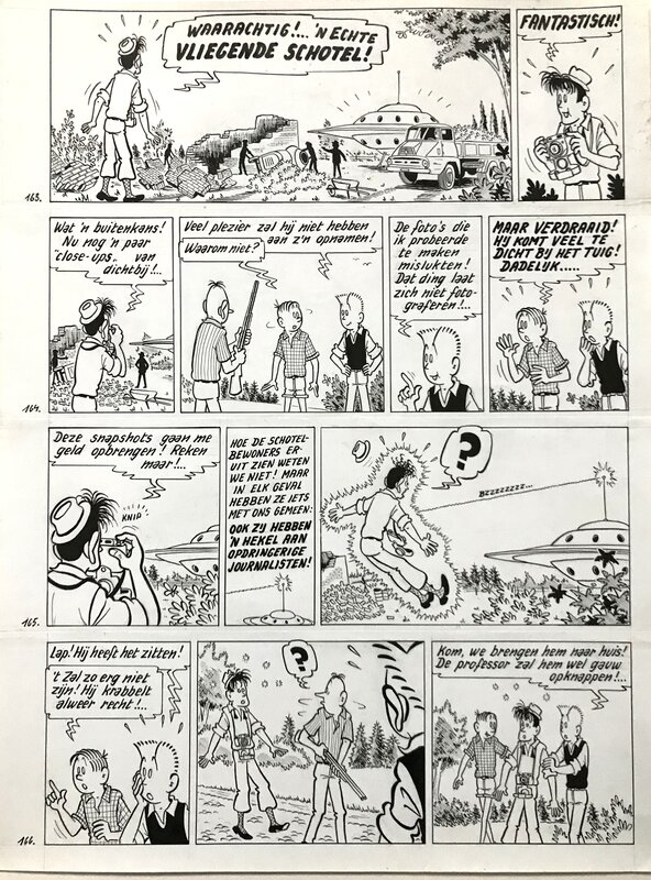 Pom, Invasie uit het heelal - Comic Strip