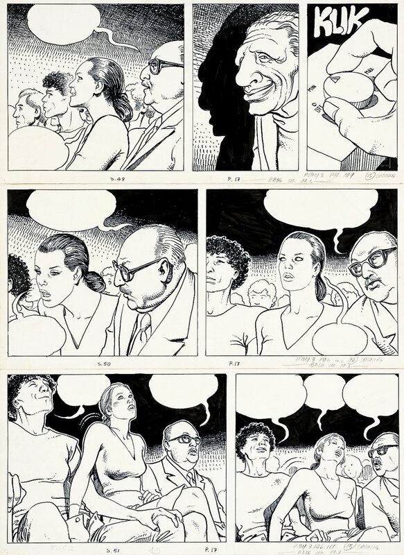 1983 - Manara - Le Déclic - P17 - Comic Strip