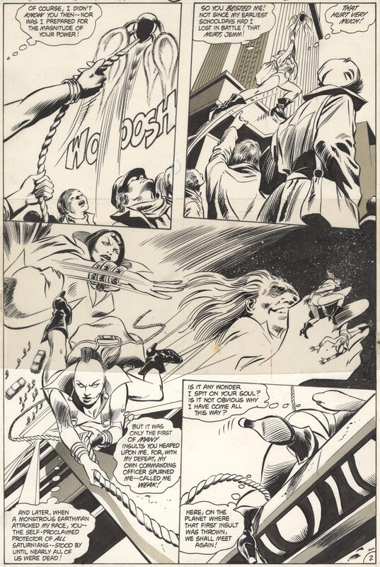 Gene Colan, Bob McLeod, Greg potter, Jemm Son of Saturn - T12 p.2 - Planche originale