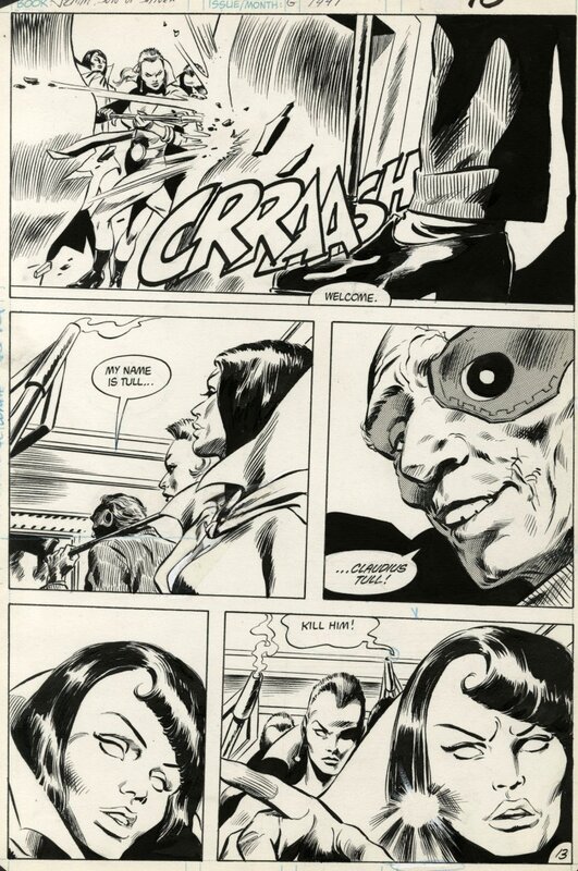 Gene Colan, Bob McLeod, Greg potter, Jemm Son of Saturn - T8 p.13 - Planche originale