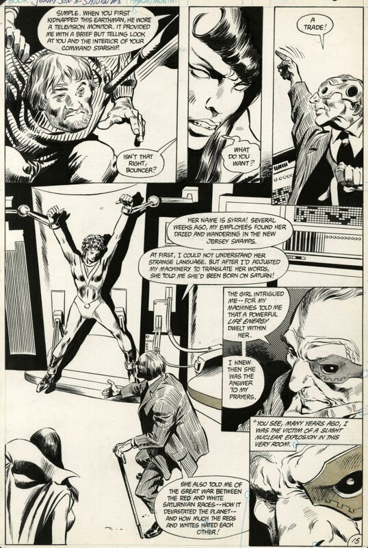 Gene Colan, Bob McLeod, Greg potter, Jemm Son of Saturn - T8 p.15 - Planche originale