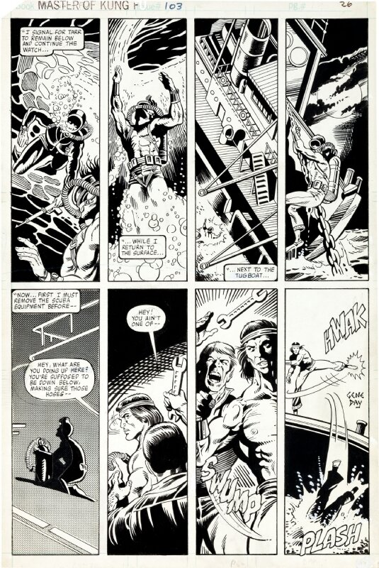 Gene Day, Master of Kung-Fu 103 Page 26 - Planche originale