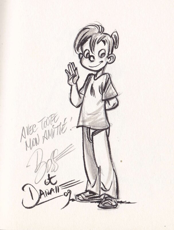 Zowie par Christian Darasse, Bosse - Dédicace