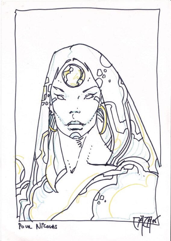 Dédicace by Caza - Sketch