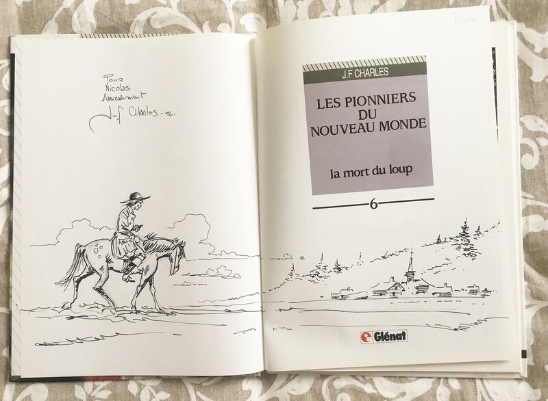 Jean-François Charles, Les Pionniers du Nouveau Monde - Dédicace