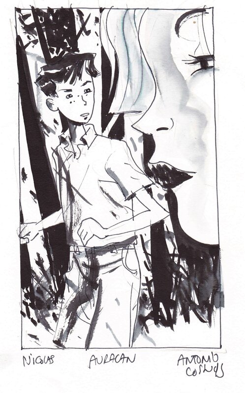 Angie par Antonio Cossu - Dédicace