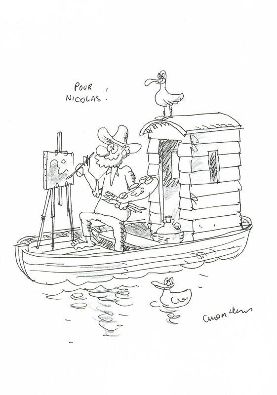 Luc Cromheecke, Le Jardin de Daubigny - Sketch