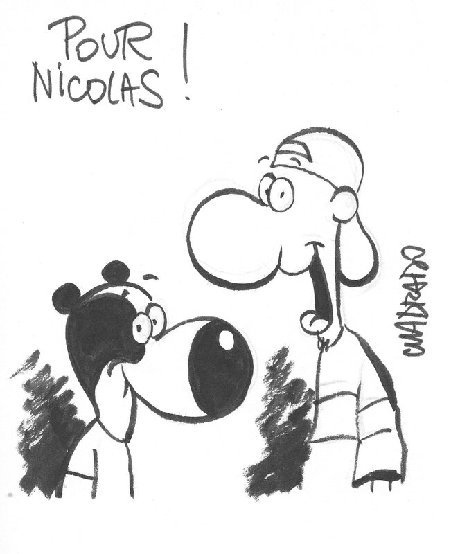 Parker & Badger par Marc Cuadrado - Dédicace