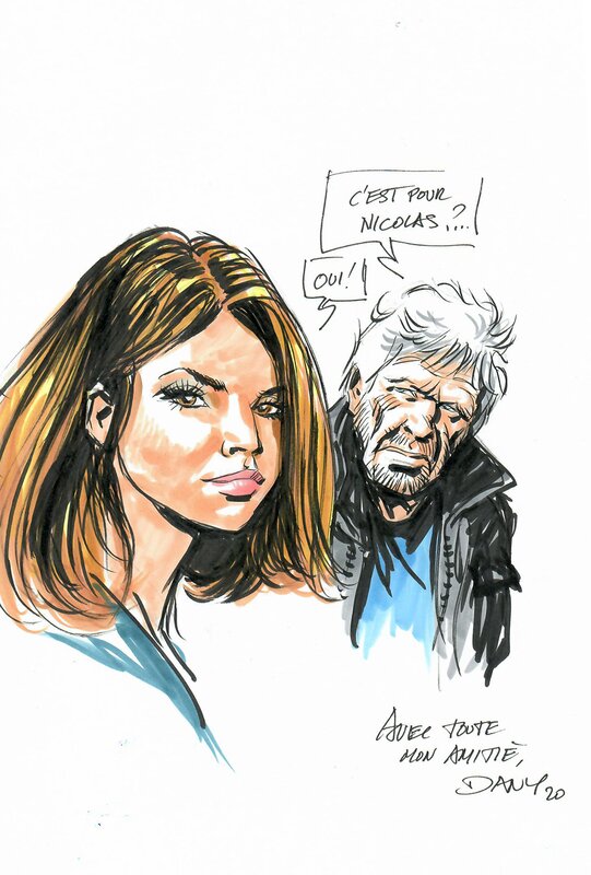 Un homme qui passe par Dany - Dédicace