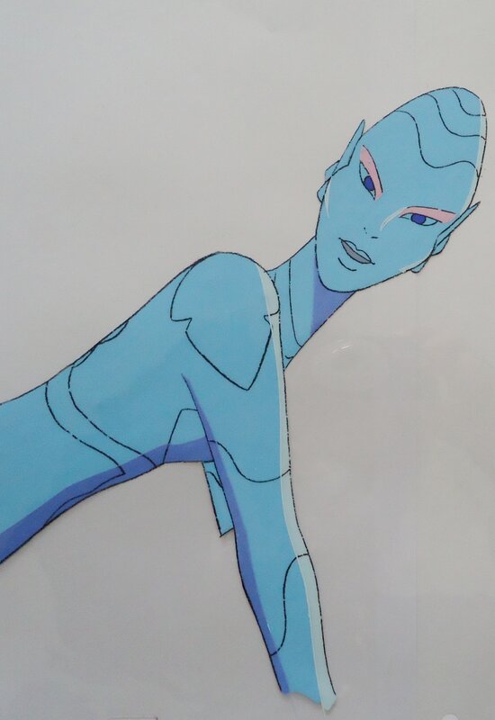 For sale - Philippe Druillet, Cellulo de Bleu l'enfant de la terre - Original Illustration