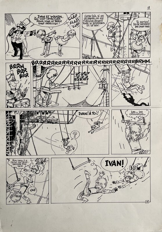 Ivan et Wanda par Marc Wasterlain - Planche originale