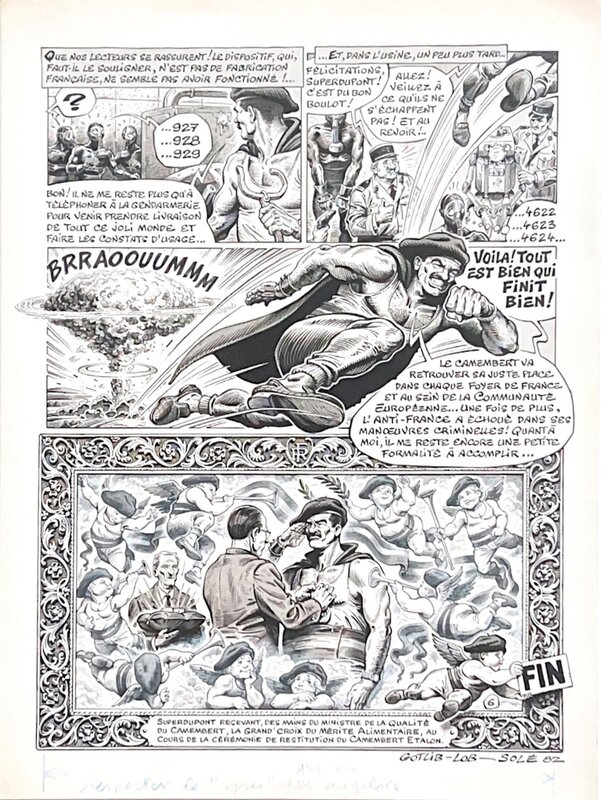 Superdupont by Gotlib, Jean Solé, Jacques Lob - Comic Strip