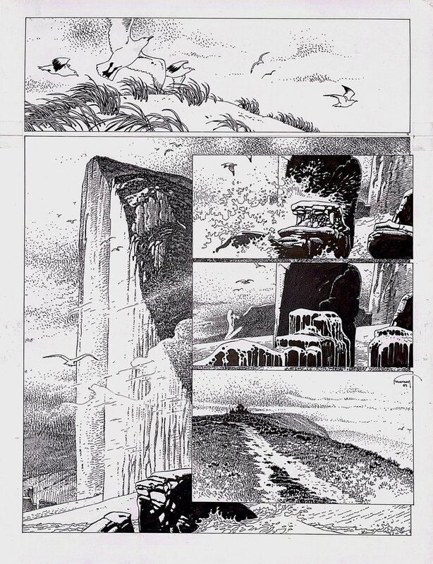 Hermann - Les Tours de Bois Maury - t.6, pl.1 - Planche originale