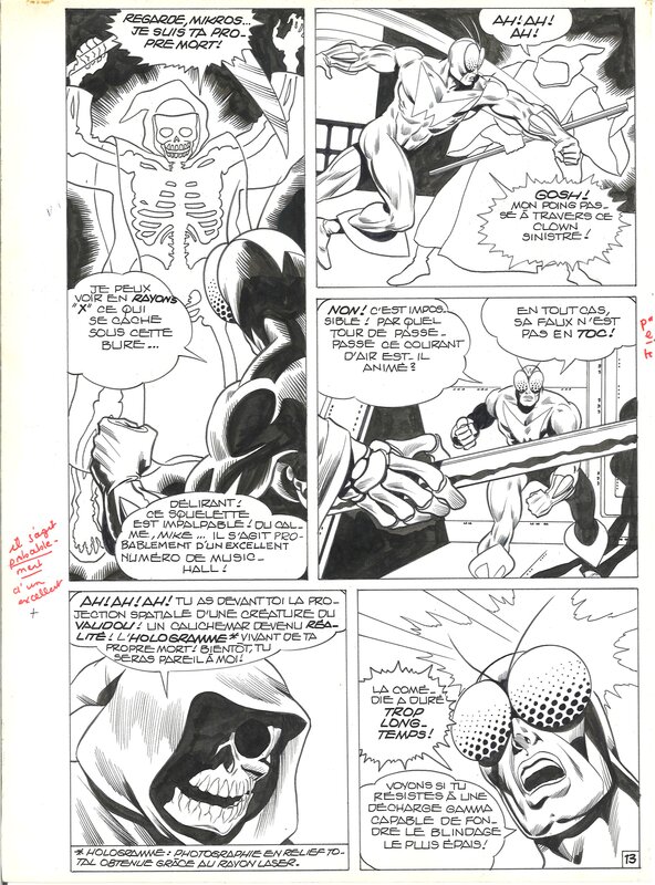 Jean-Yves Mitton Mikros - Titans #45 page 43 - Comic Strip