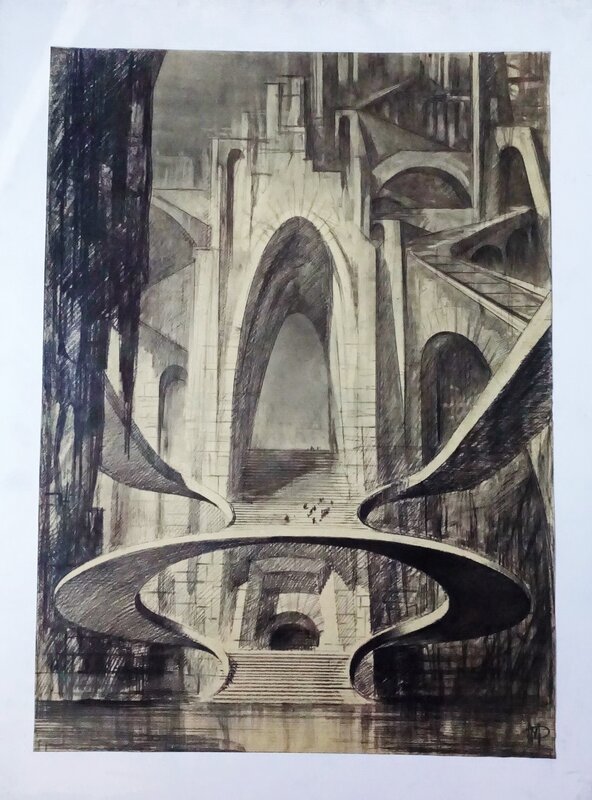 Labyrinthe by Paul Mantes - Original art