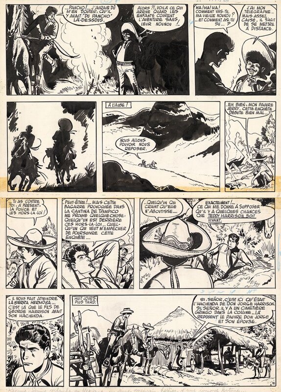 Jijé, Philip, Jerry Spring - Le maitre de la Sierra - T6 p.10 - Comic Strip