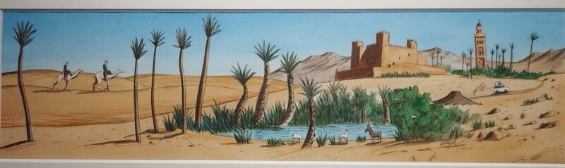 Loustal, Coffret Euphorie Maroc - Illustration originale