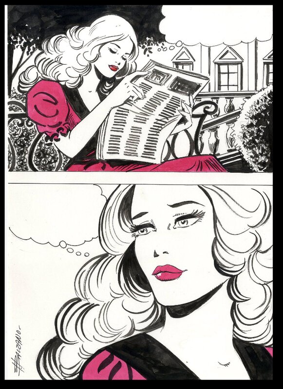 Zora par Balzano Birago - Planche originale