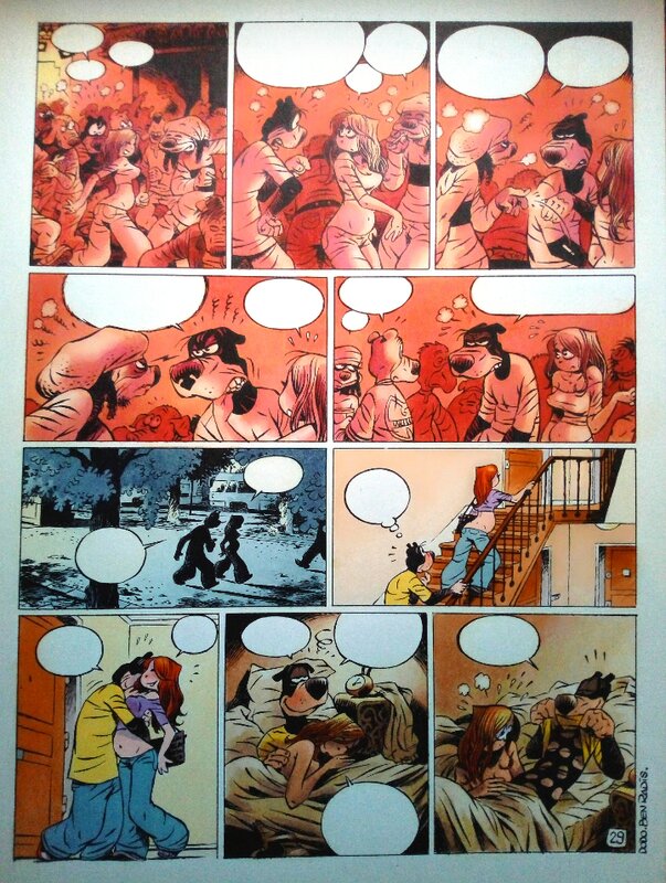 Ben Radis, Dodo, Planche Max et Nina couleur - Comic Strip