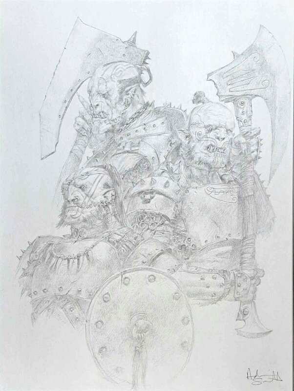 Les 3 voleurs par Adrian Smith - Planche originale