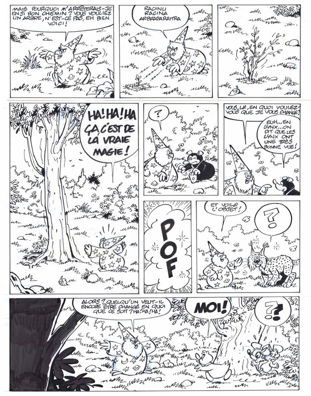 Walli, Chlorophylle (Tome 14) - Le combat des mages, planche 25 - Planche originale