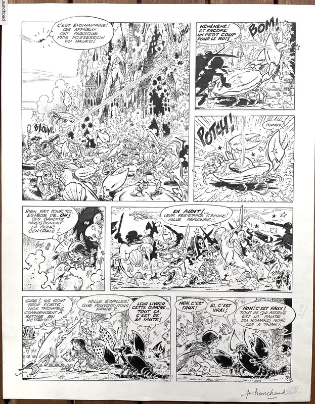 Pierre Tranchand, MARINE ET LES PIRATES - Comic Strip