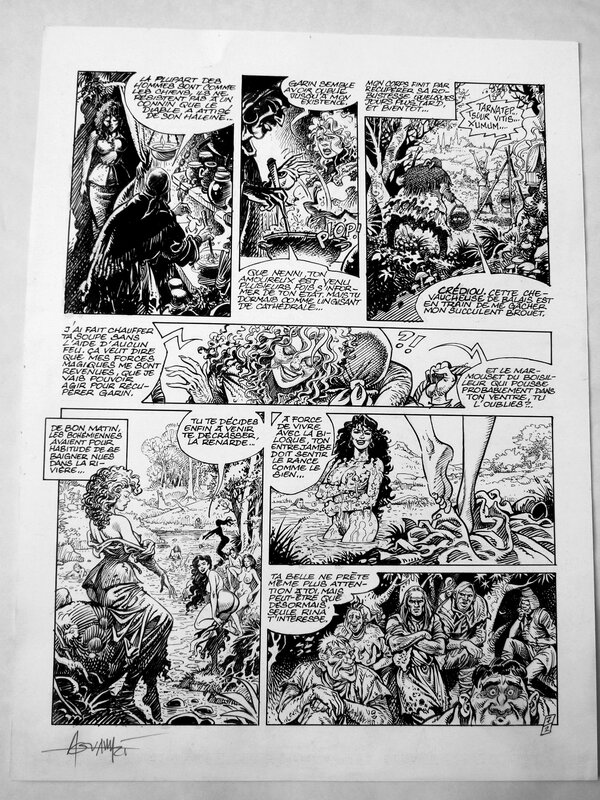 Mortepierre tome 2 par Mohamed Aouamri - Planche originale