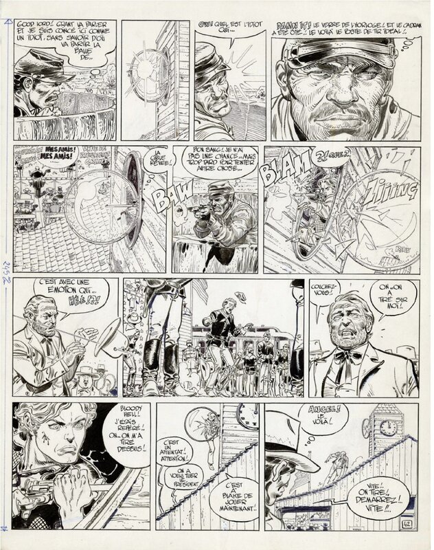 Jean Giraud, Jean-Michel Charlier, 1975 - Blueberry : Angel Face - Comic Strip