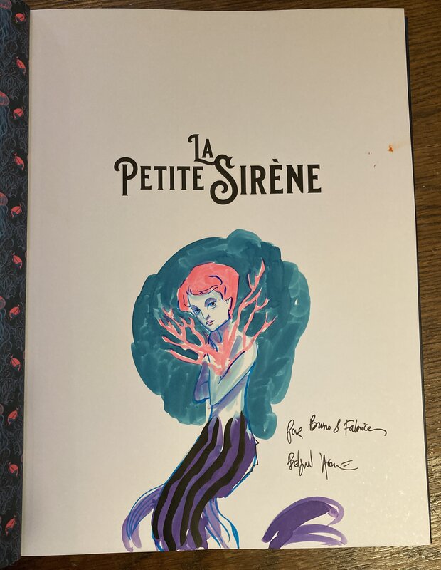 La Petite Sirène par Benjamin Lacombe - Dédicace