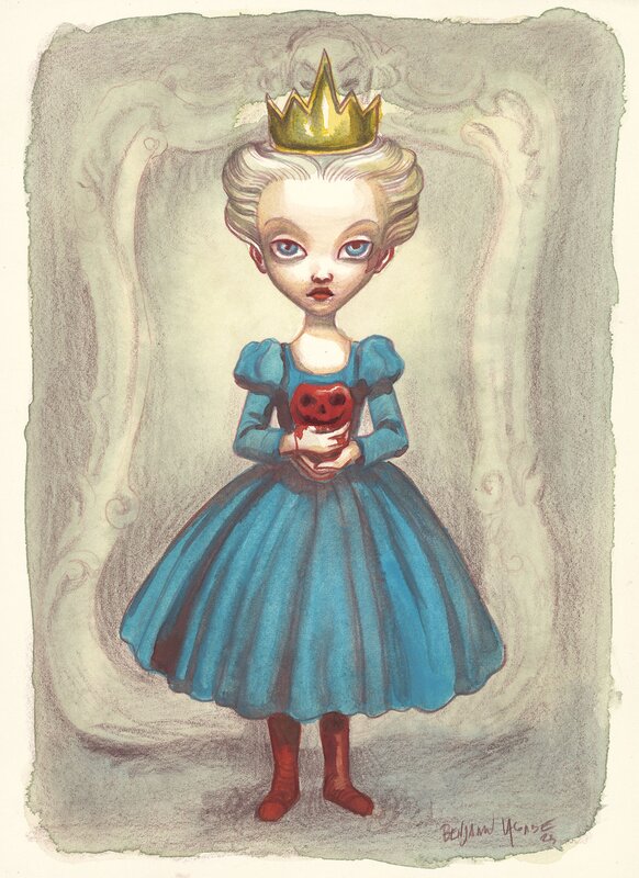2023 - Benjamin Lacombe - La Reine sorcière - Original Illustration