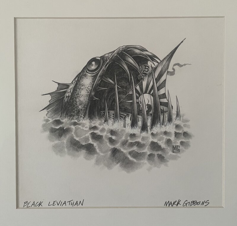 Mark Gibbons, Man o war black leviathan - Comic Strip