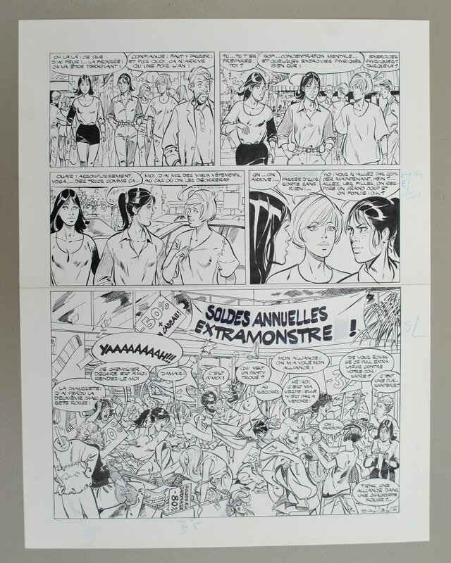 Planche originale de SIDNEY - Comic Strip